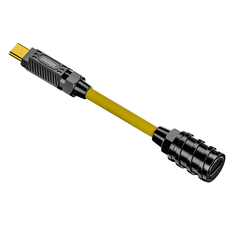 0.2m 140W Fast Charging 20Gbps 8K 60Hz USB3.2 Type-C Female to Male Data Cable 0.2m 140W Fast Charging 20Gbps 8K 60Hz USB3.2 Type-C Female to Male Data Cable